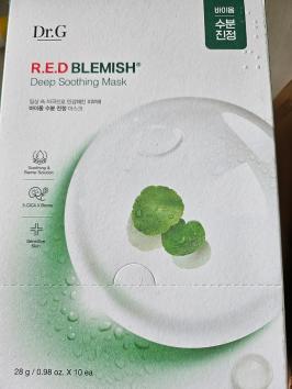 레드 블레미쉬 딥 수딩 마스크 10P