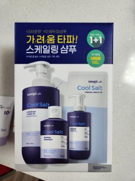 두피랩 쿨 솔트 스케일링 샴푸 리필 기획(본품 500g+리필 500g+증정 100g)