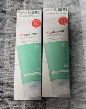 [1+1] 약산성 레드 블레미쉬 클리어 수딩 폼 150ml
