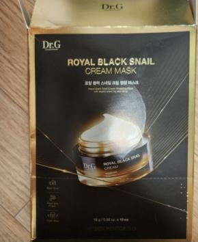 로얄 블랙 스네일 크림 마스크 5P