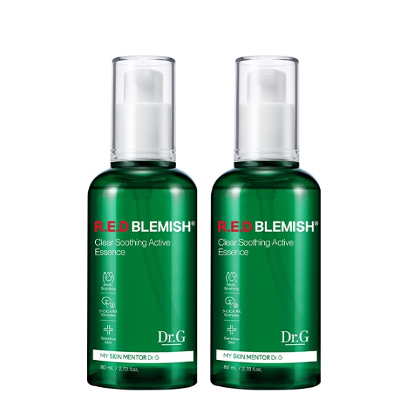 [1+1] 레드 블레미쉬 클리어 수딩 액티브 에센스 80mL