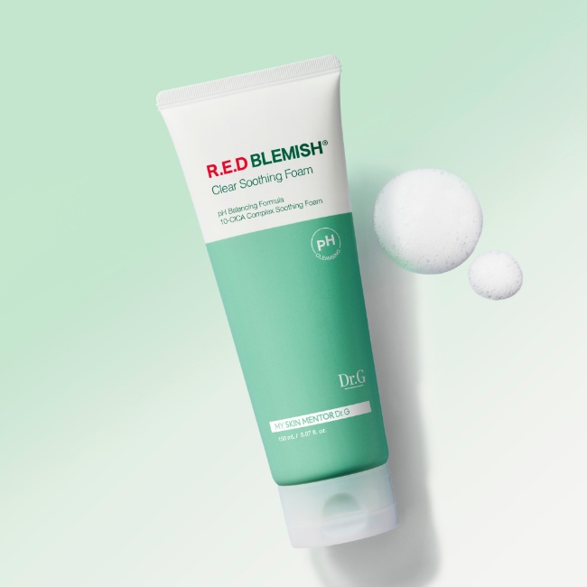 [1+1+1] 약산성 레드 블레미쉬 클리어 수딩 폼 150mL