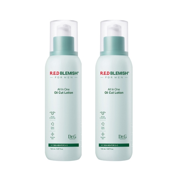[1+1] 레드 블레미쉬 포 맨 올인원 오일 컷 로션 150mL