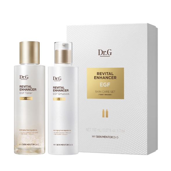 리바이탈 인헨서 EGF 기초 2종 세트(토너 150mL+에멀전 150mL)
